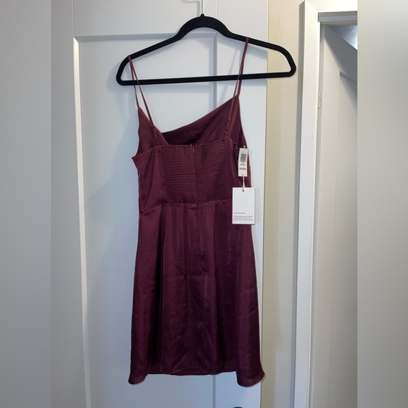 NEVER WORN Aritzia Spencer Dress Size S, Maroon Red - Picture 3 of 4